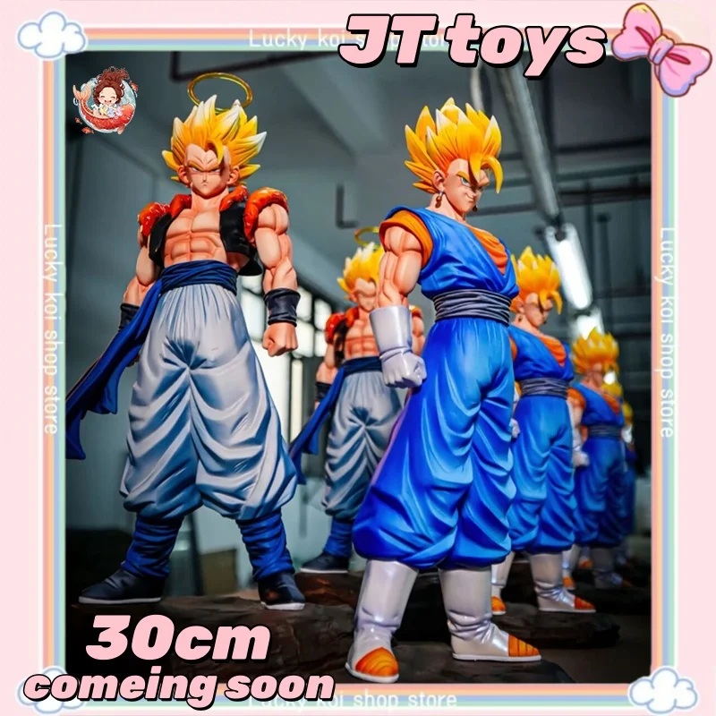 

НОВЫЕ игрушки JT 30 см Dragon Ball Аниме Фигурки Gogeta Vegetto Фигурки Статуя из ПВХ Коллекция украшений для рабочего стола Модель Игрушка в подарок