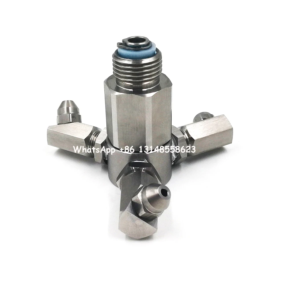 SS304 Automatic Rotating Car Washer Nozzle 360 Degree Cleaning Nozzle High Pressure Washing Machine Industrial Dust Spray Nozzle