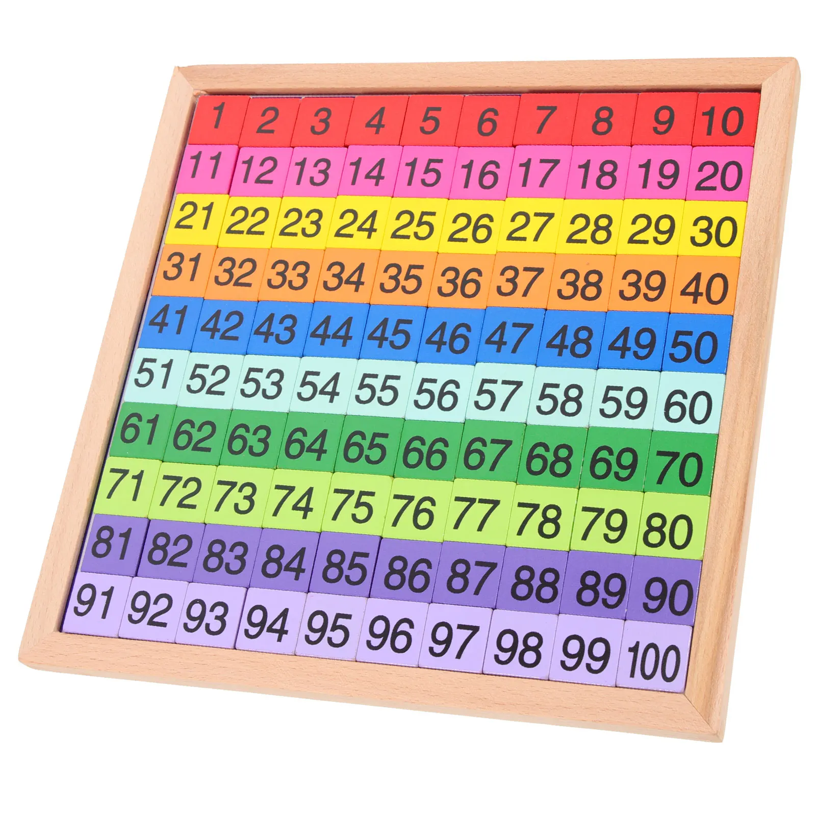 1pcs Wooden Math Toy Lightweight Portable Educational Mathematical Train Creative Game Kids Learning Counting Board