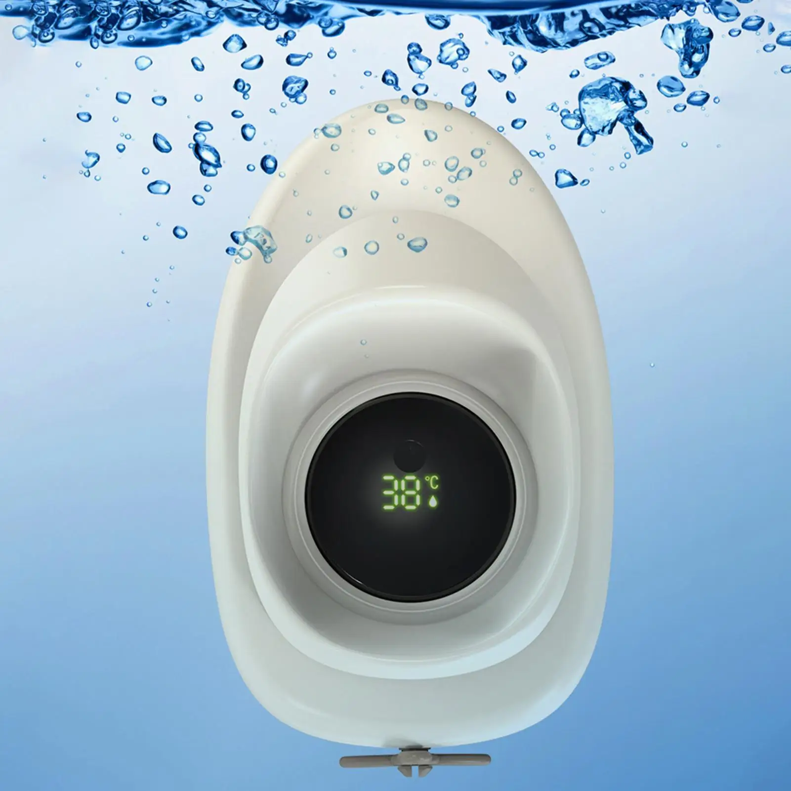 Child Bath Monitor Smart Safety Cute Floating Toys Small Boat Bathtub Temperature Monitor for Boys Girls Nursery Home Pool