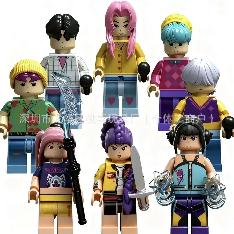 منتج جديد من سلسلة Kpop Demon Hunters العصرية، تماثيل الحركة، ديكورات نموذجية، ألعاب تعليمية وهدايا للأطفال