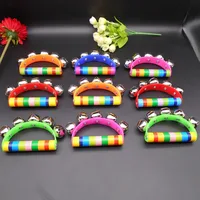 Orff Musical Instruments Wooden Baby Children's Educational Toys for Toddler Early Education Toys Color Semicircle Hand Bells 3