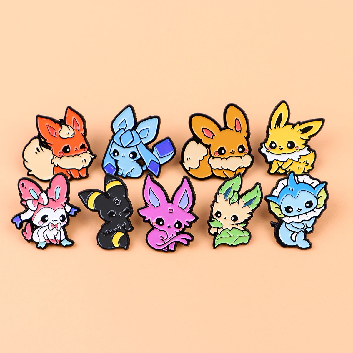 ญี่ปุ่นอะนิเมะEnamel Pinน่ารักElf Badgeกระเป๋าเป้สะพายหลังLapel Pinsเกมเข็มกลัดสําหรับแจ็คเก็ตCosplayอุปกรณ์เสริมของขวัญของเล่น