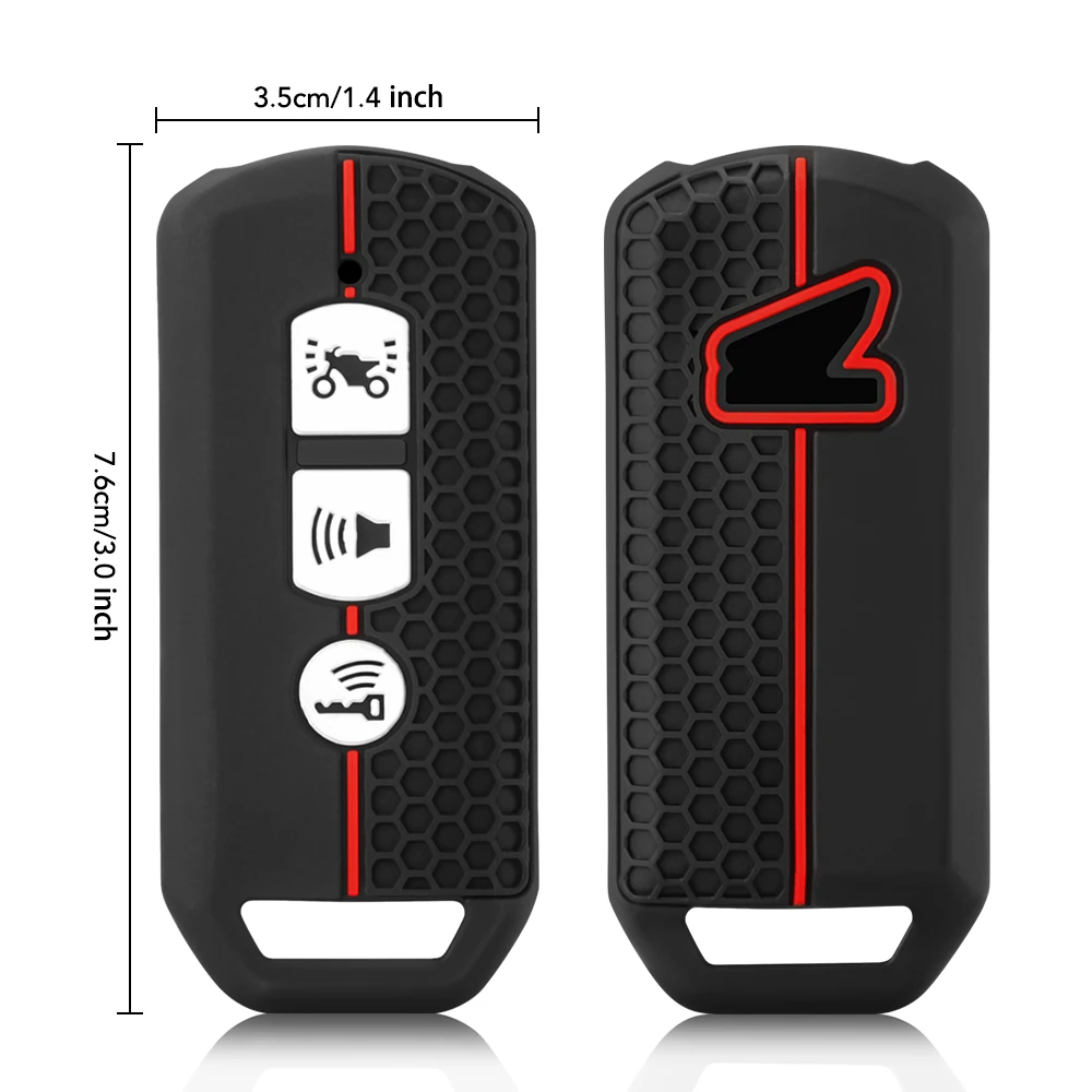 Silikonowy pilot zdalnego sterowania, brelok, etui, osłona, uchwyt, ochraniacz do Honda Sh125 Sh150 Sh300 Scoopy Forza 125 Forza 300 2018-2024