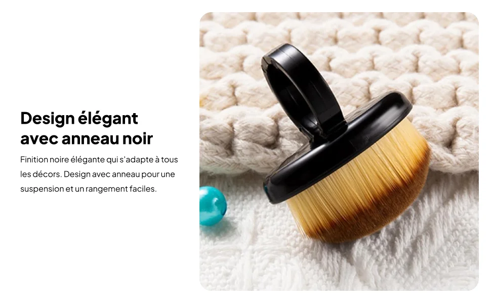 Brosse de nettoyage de la poussière des ongles avec poignée confortable pour la manucure, toutes les fournitures de Gel pour Nail Art et usage domestique