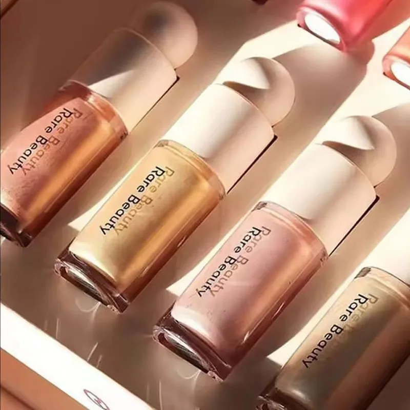 2025 moda rara beleza portátil maquiagem cuidados faciais alto brilho líquido fundação hidratante corretivo natural cosméticos