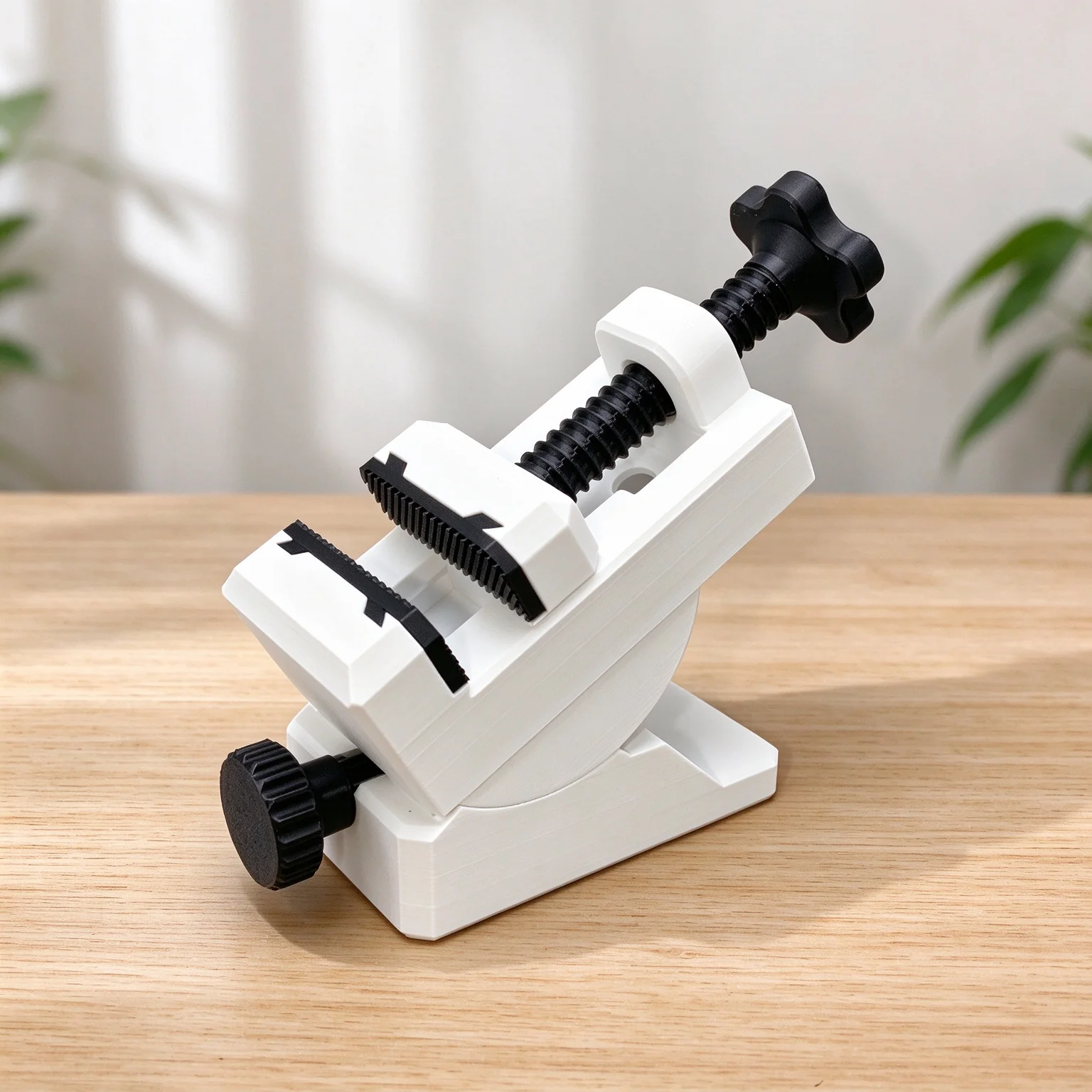 1PC Mini Bench Vise, Adjustable Angle Clamp, Multi-Function Workholding Tool for Drilling, Positioning and Household Repair