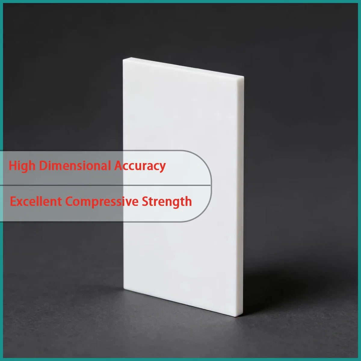 0.12-3mm thick alumina ceramic square plate is used for electronic insulation, chemical anti-corrosion, etc
