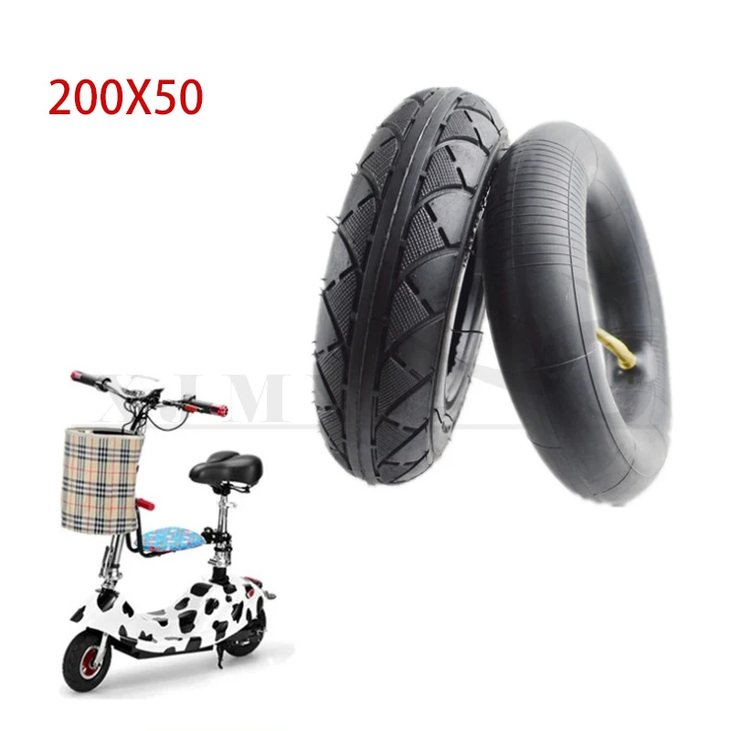 High Quality 200x50 Inner Outer Tire 8 Inch Mini Electric Scooter Tyre Electric Vehicle 200*50 Tire Accessories