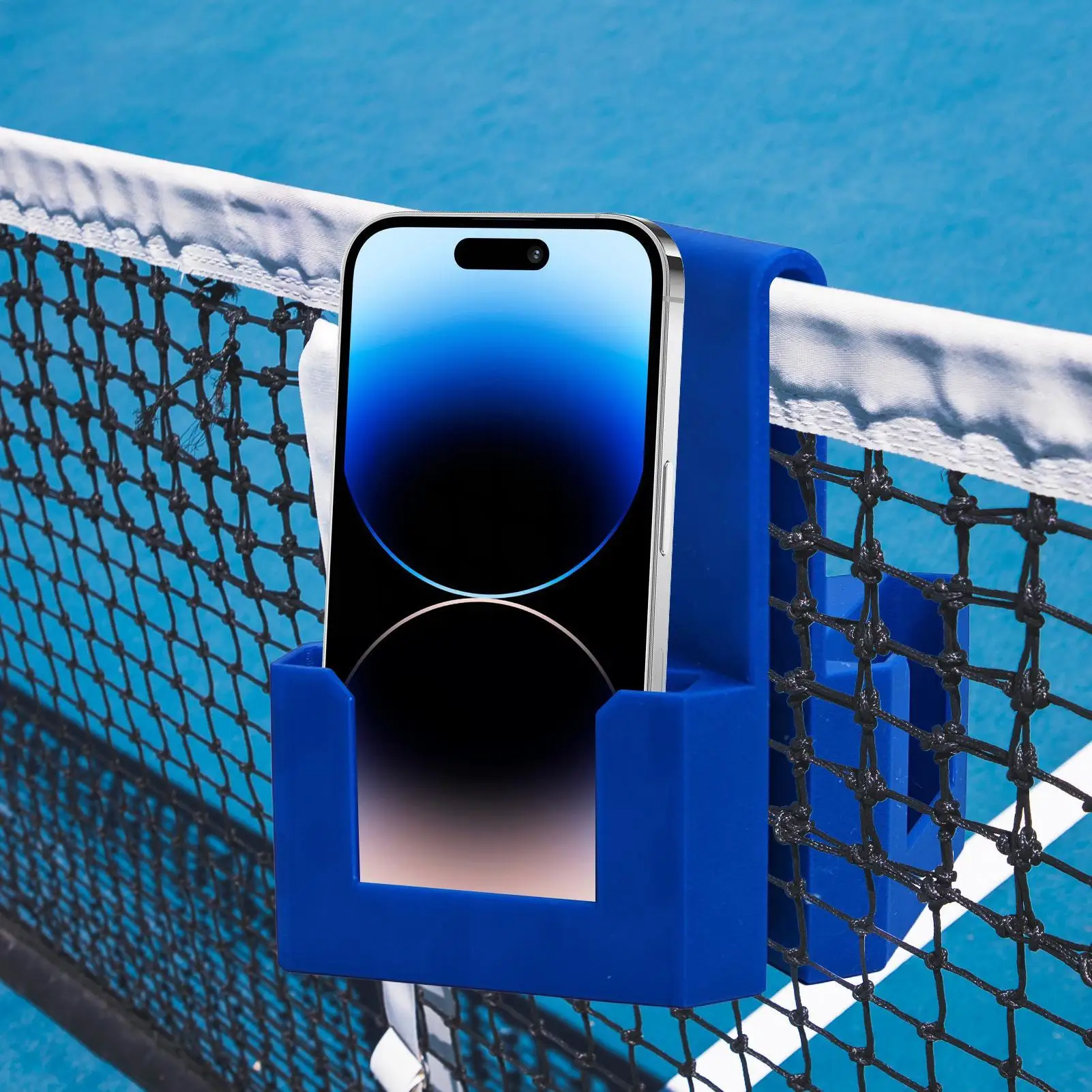 Tennis Fence Phone Mount Secure Holder Sports Camera Mount For Court Net & Fence Baseball Pickleball Matches Outdoor Player Gear