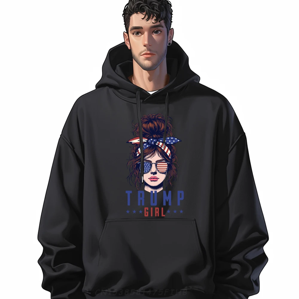 

Yes I M A Trump Get Over It Trump 2024 Election 3d Printed Pullover Hoodies Woman New Year 2025 Mother's Day