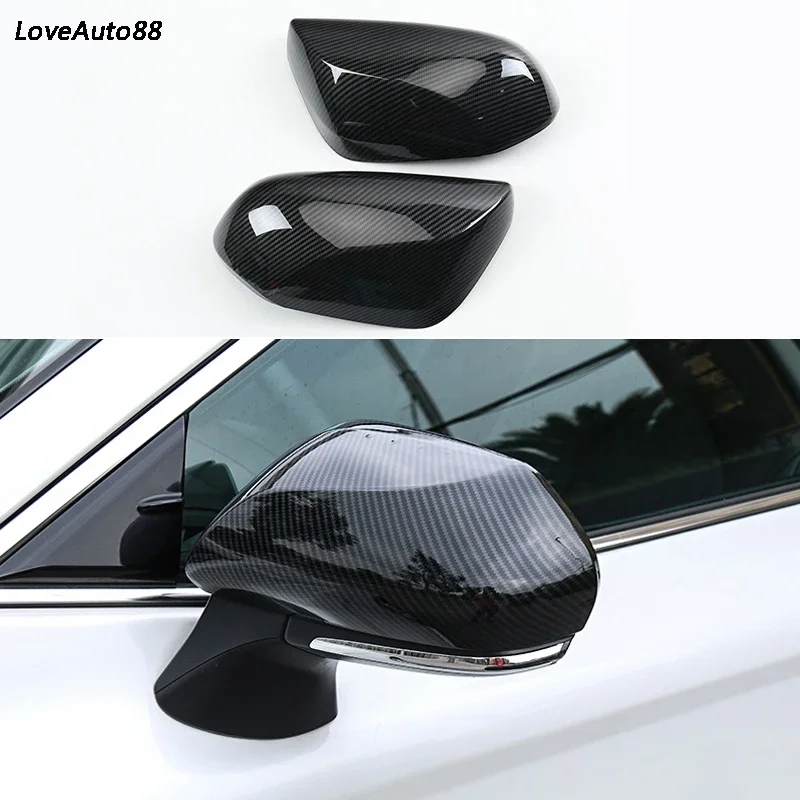 

Car Side Mirror Caps Cover Car Rear View Rearview Side Glass Mirror Cover Trim Frame for Toyota Camry 2022 2018 2019 2020 2021