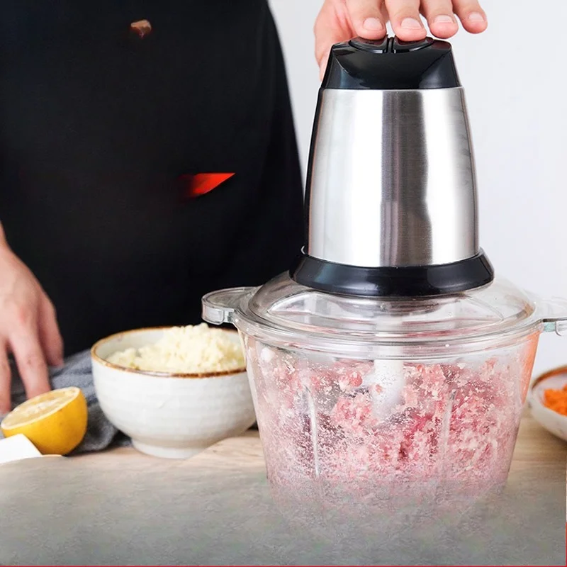 

Electric garlic cutter, household stir garlic mashed