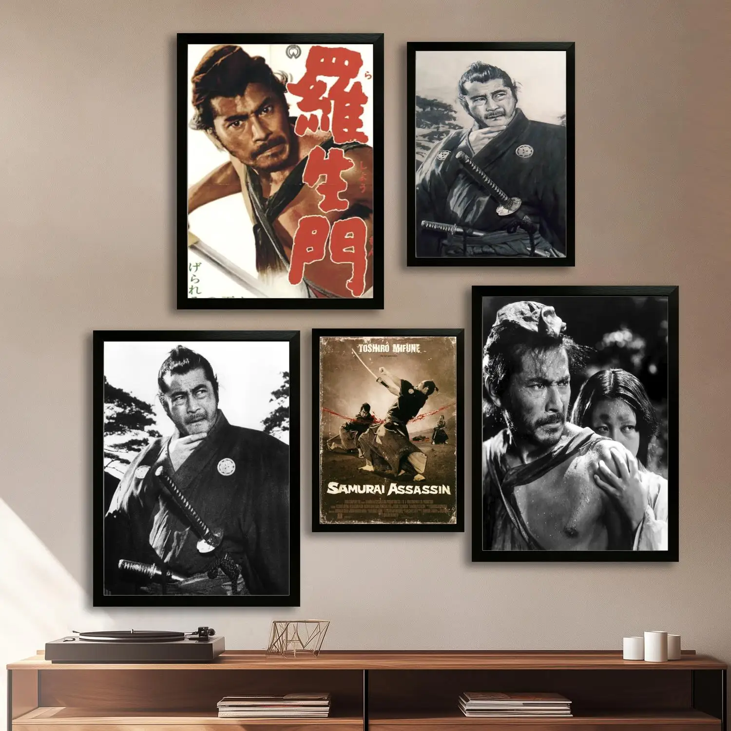 toshiro mifune Canvas Art Poster and Wall Art, Picture Print, Modern Family, Bedroom Decor, Posters,Decorative painting