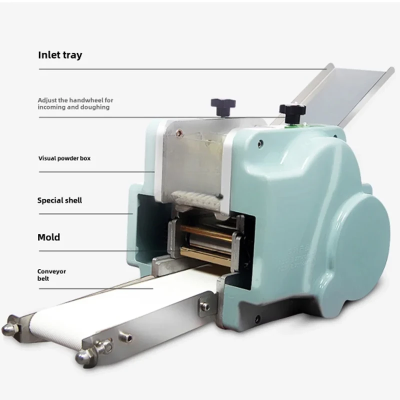 Macchina avvolgitrice elettrica per gnocchi/wonton 110V-220V - Piccola macchina per pasta commerciale con rullo e sostituzione rapida dello stampo