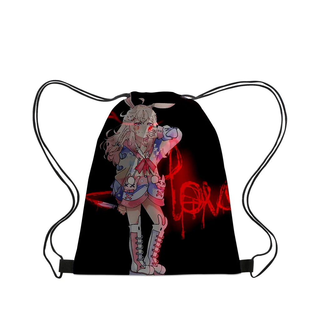 

VTuber Pipkin Pippa Anime 2023 New Handbags Cloth Canvas Drawstring Bag Women Men Leisure Bags