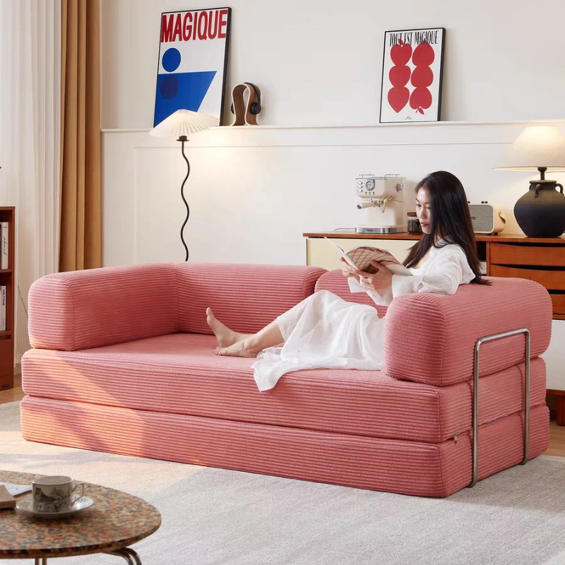 Sofá transformable multifuncional, una nueva opción para comodidad en el hogar, suministro directo de fábrica, sofá de peluche, personalizable