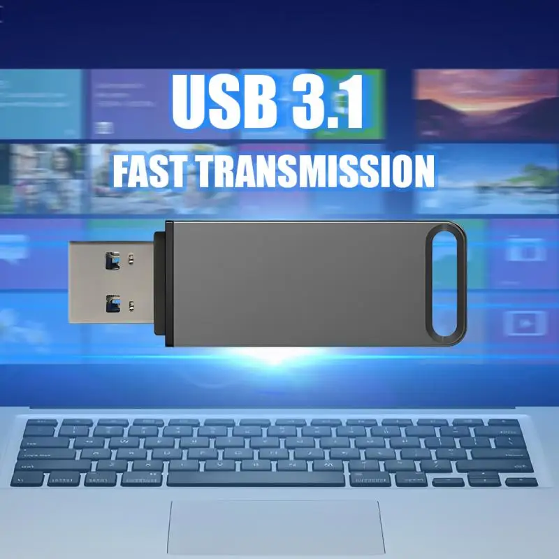 Xiaomi Pendrive USB 2TB 1TB USB Stick 512GB 256GB 128GB USB Flash Drive Metal USB Memoria Cheap things with free Gift