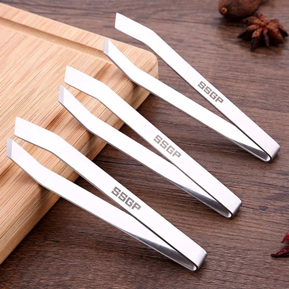 Stainless Steel Easy To Use Tweezers Precise Pincer Clip Versatile Stainless Steel Fish Bone Tweezers Rust Resistant Efficient