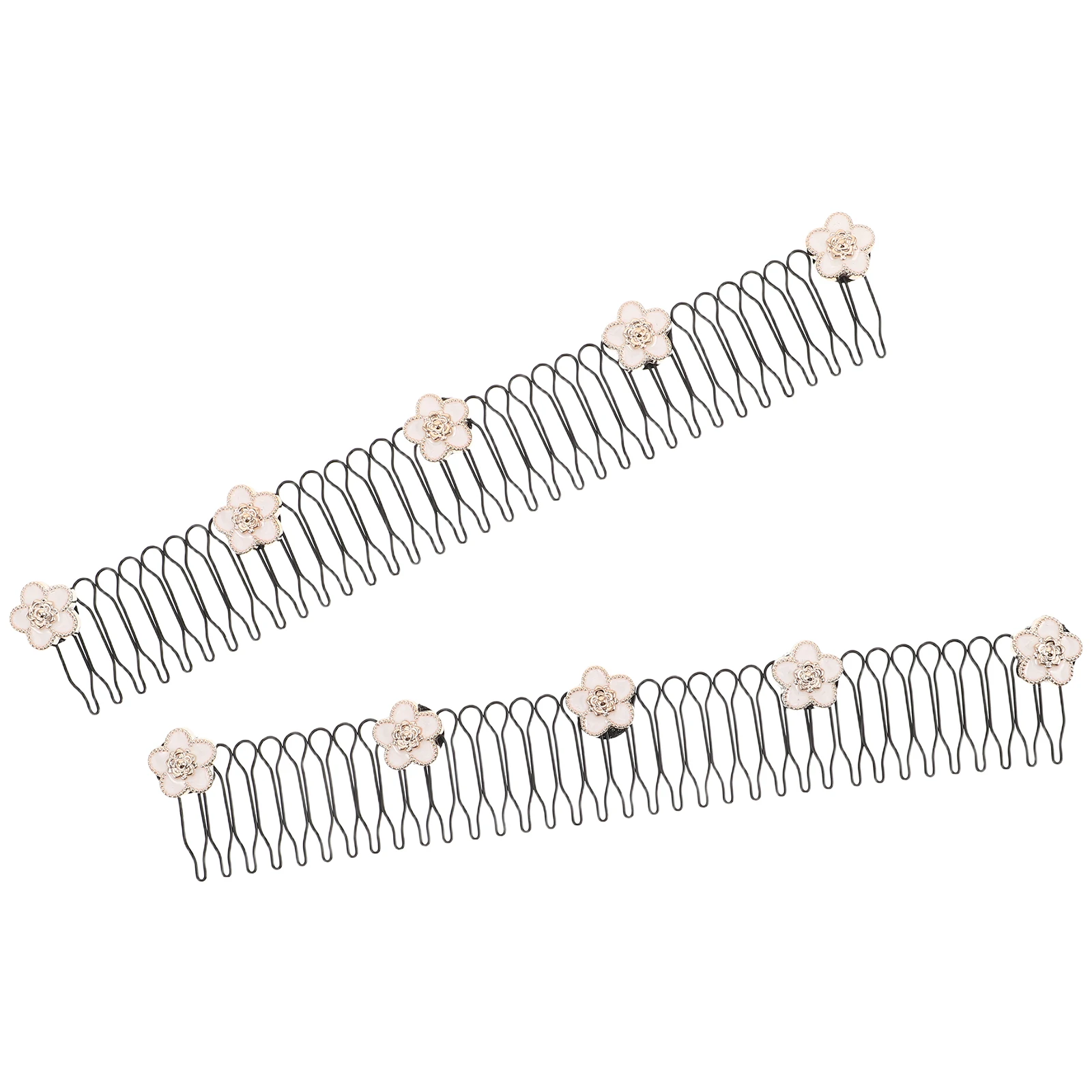 

2pcs Finishing Fixer Invisible Pin Bangs Clips Fixation Durable Material Styling Tools Invisible Set U Shape