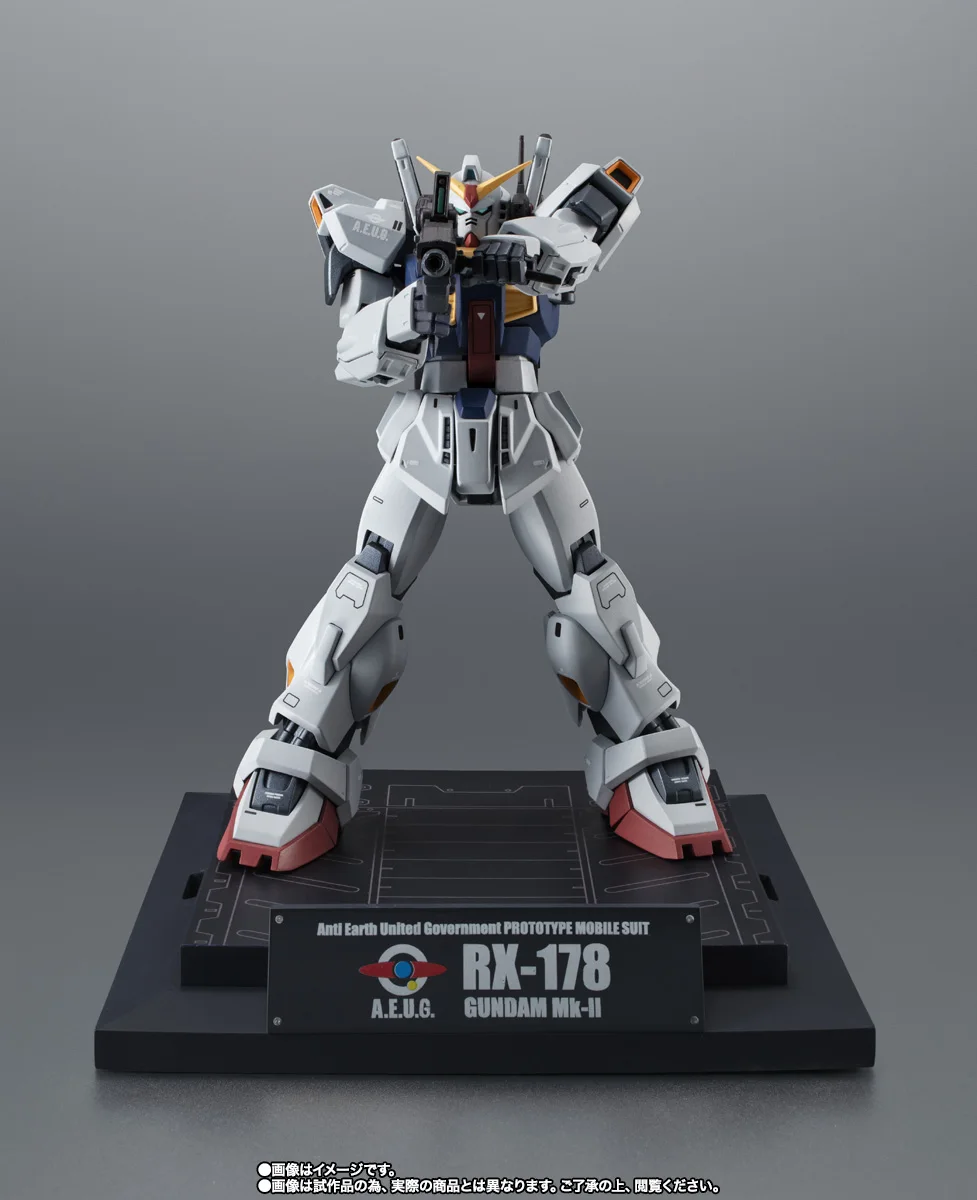 Original In Stock Bandai ROBOT SPIRITS Z Gundam 40th AEUGO Specification RX-178 Gundam Mk-II Figure Anime Genuine Action Model view 3