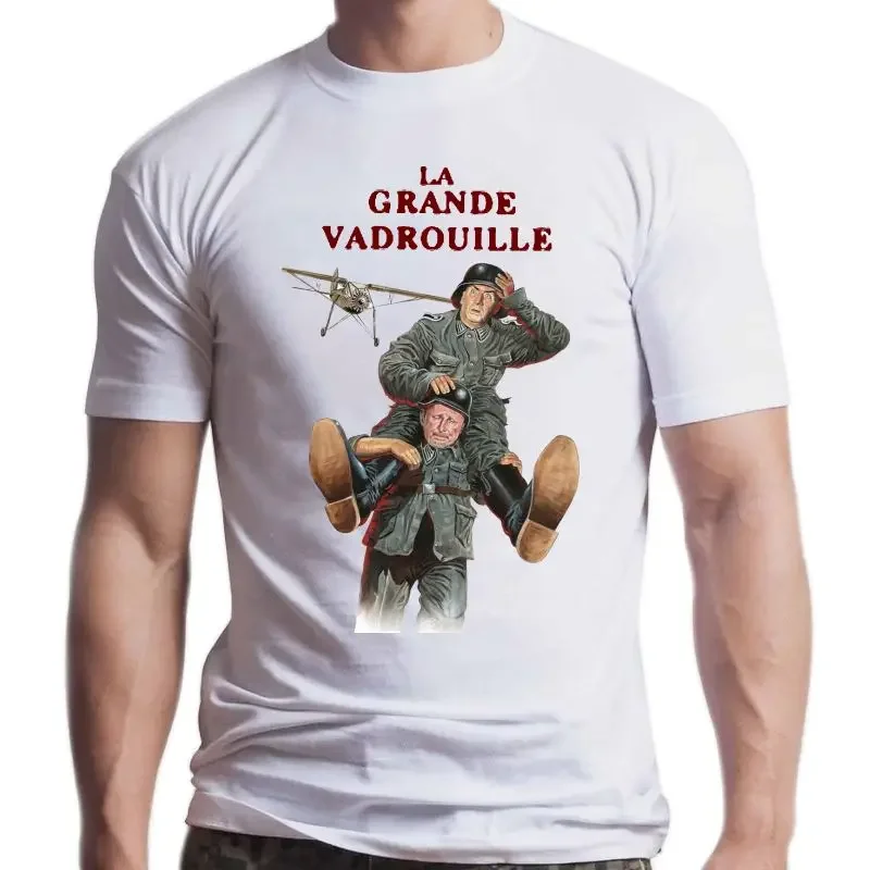 New La Vadrouille Ver 1 Poster T Shirt All Sizes S 5xl Louis De Funes T Shirt Summer Famous Clothing