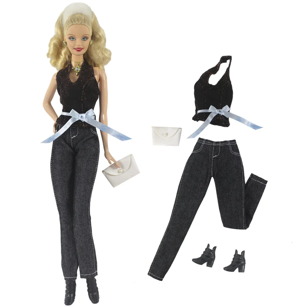 1 Set Puppenkleidung im Maßstab 1:6, Kleid-Outfit für 11,5 Zoll (30 cm) Puppen, viele Stile zur Auswahl, Geschenke für Mädchen, Puppenzubehör # 6 – Detail 16
