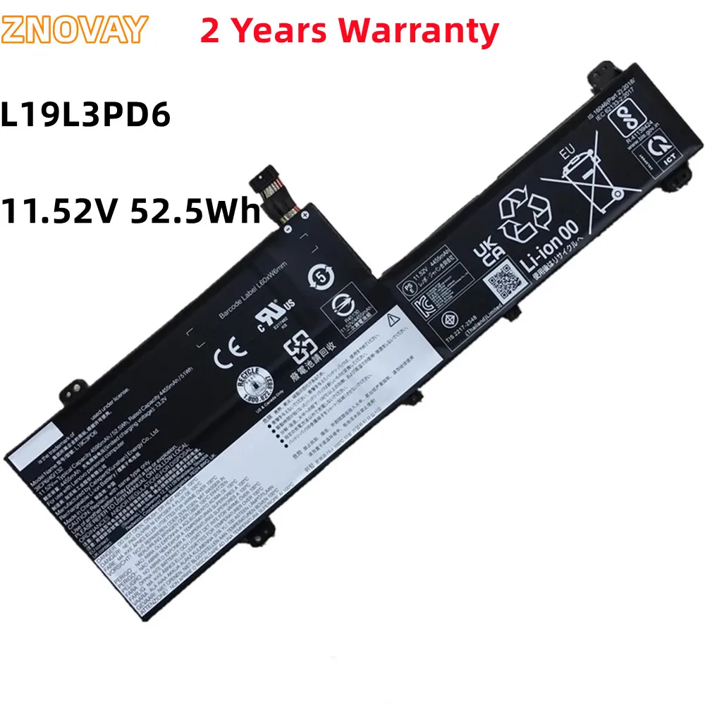 

52.5Wh L19C3PD6 L19D3PD6 Laptop Battery For Lenovo IdeaPad FLEX5-14ARE05 14ITL05 14IIL05 14ALC05 15ALC05 15ITL05 L19L3PD6 C550