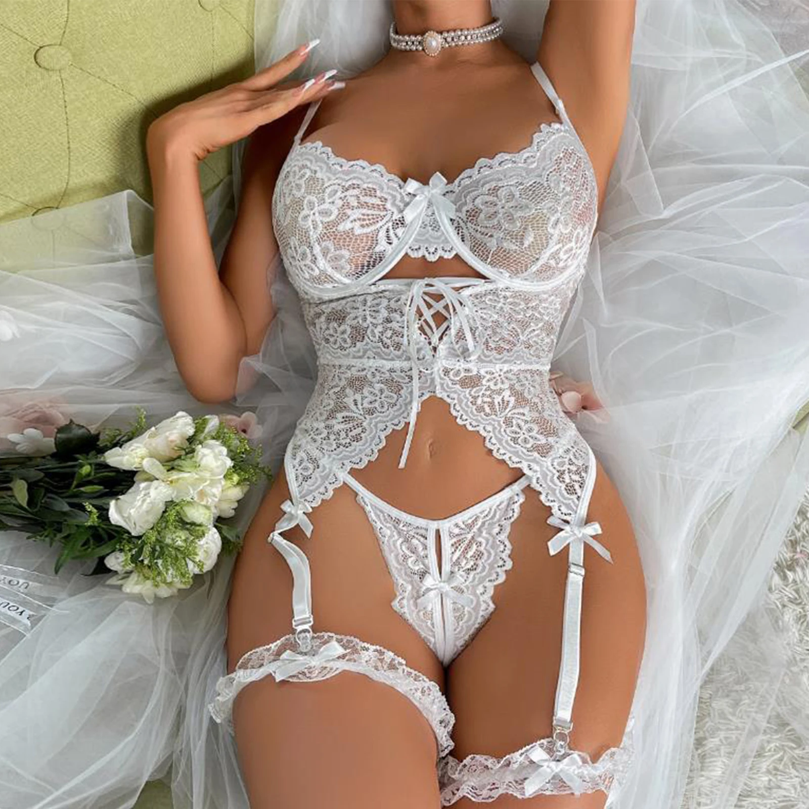 الدانتيل مثير مجموعة الملابس الداخلية شفافة الإباحية الدانتيل المثيرة الملابس الداخلية مثير الصدرية مجموعة و الرباط مجموعة الملابس الداخلية جنسي ساخن المثيرة ملابس خاصة