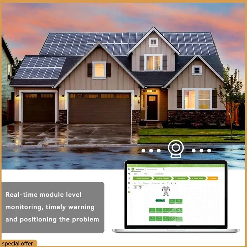 A68Z 650W PV Power Optimizer MPPT 12V-75V Input Ip68 Real-Time Solar Panel Monitoring Voltage-Limiting Anti-Hotspot