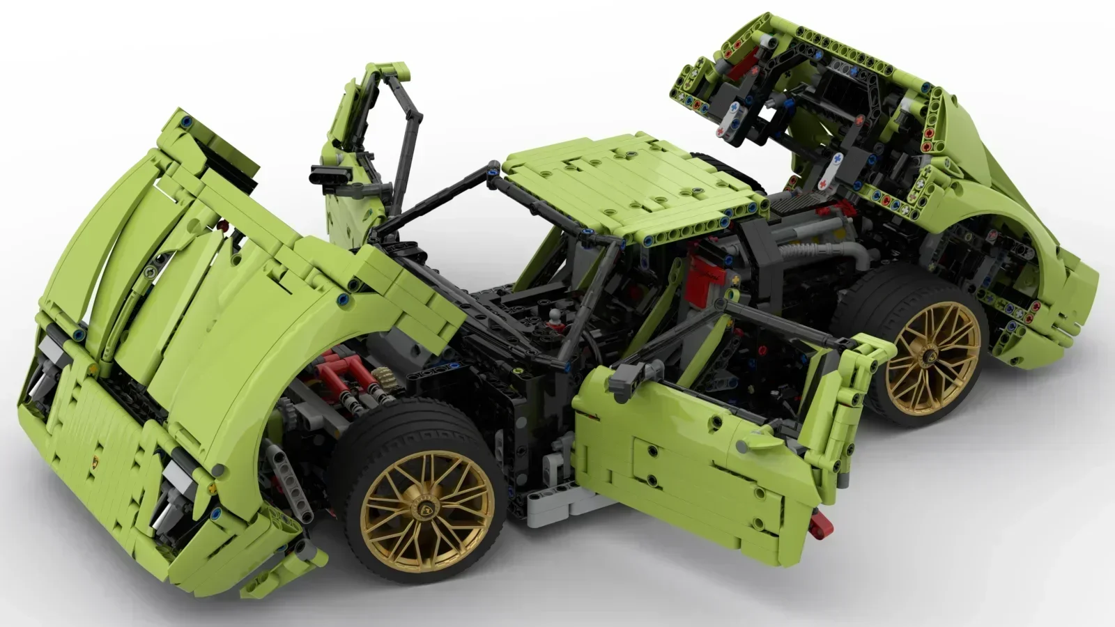 Champion Speed Cars Moc Building Block Modular Concept Sports Car Model Technology Brick DIY Assembly Super Sports Car Toy Gift