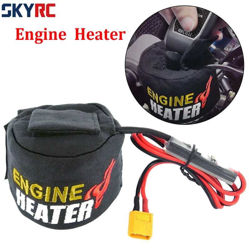 SKYRC Engine Heater 19-26 RC Nitro Engines Preheater Motor Heater Monitor Temperatures for RC Car Airplane Helicopter