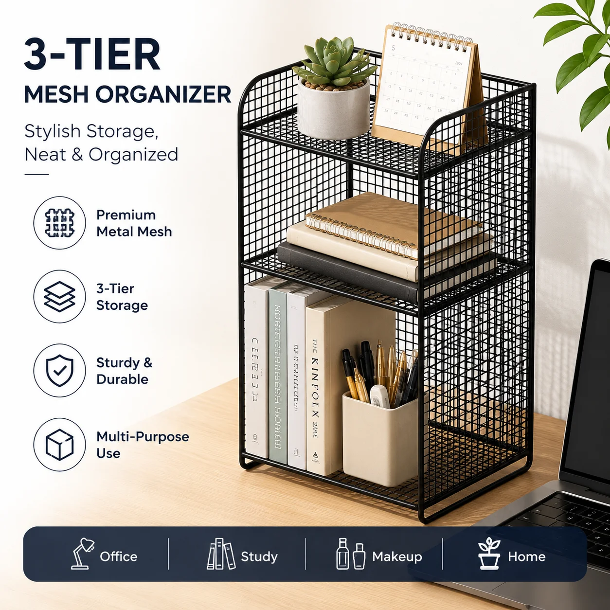 Heavy Duty Metal Storage Shelf Rack for Home