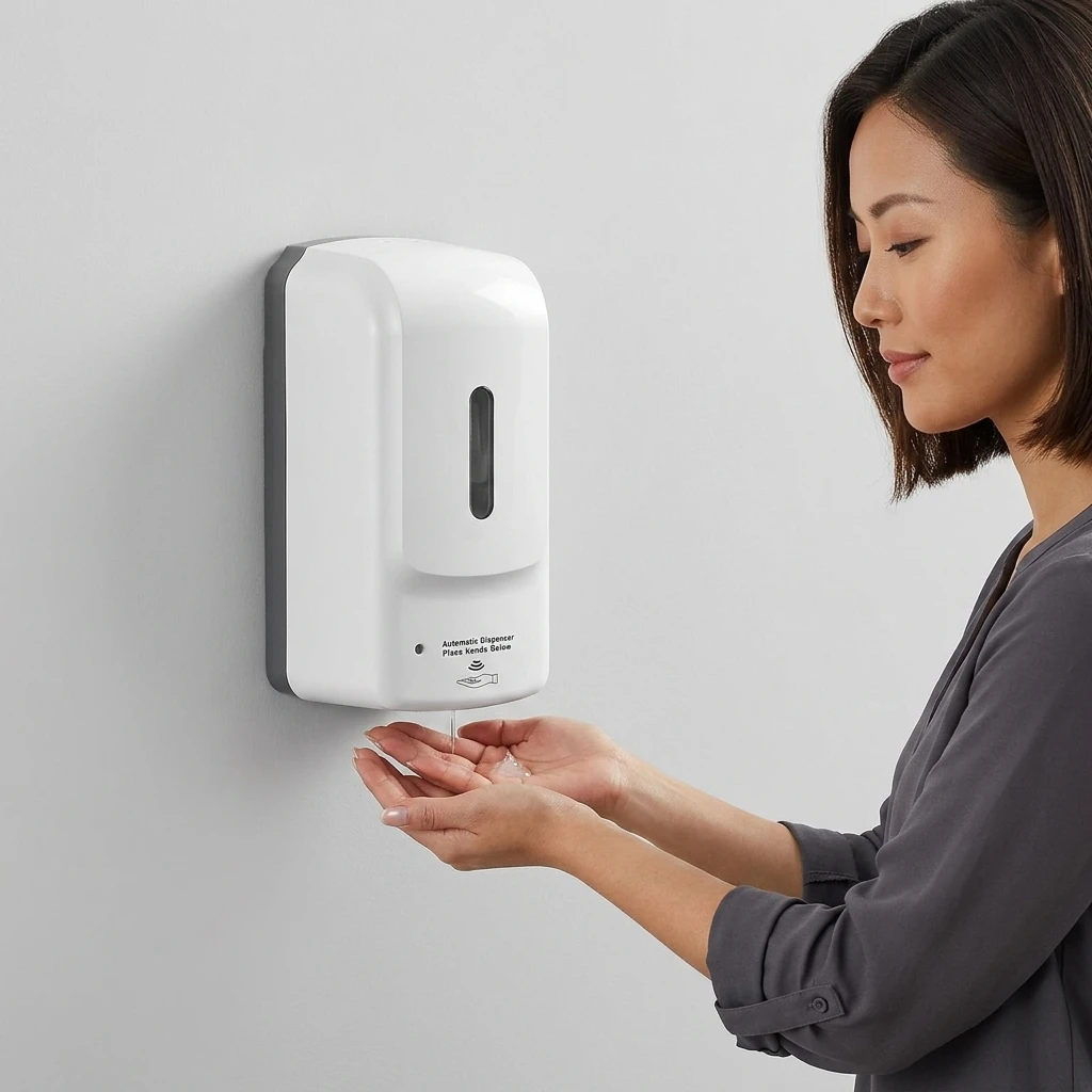 1000 ml stainless steel modern automatic liquid soap dispenser wall mounted manual foam dispenser