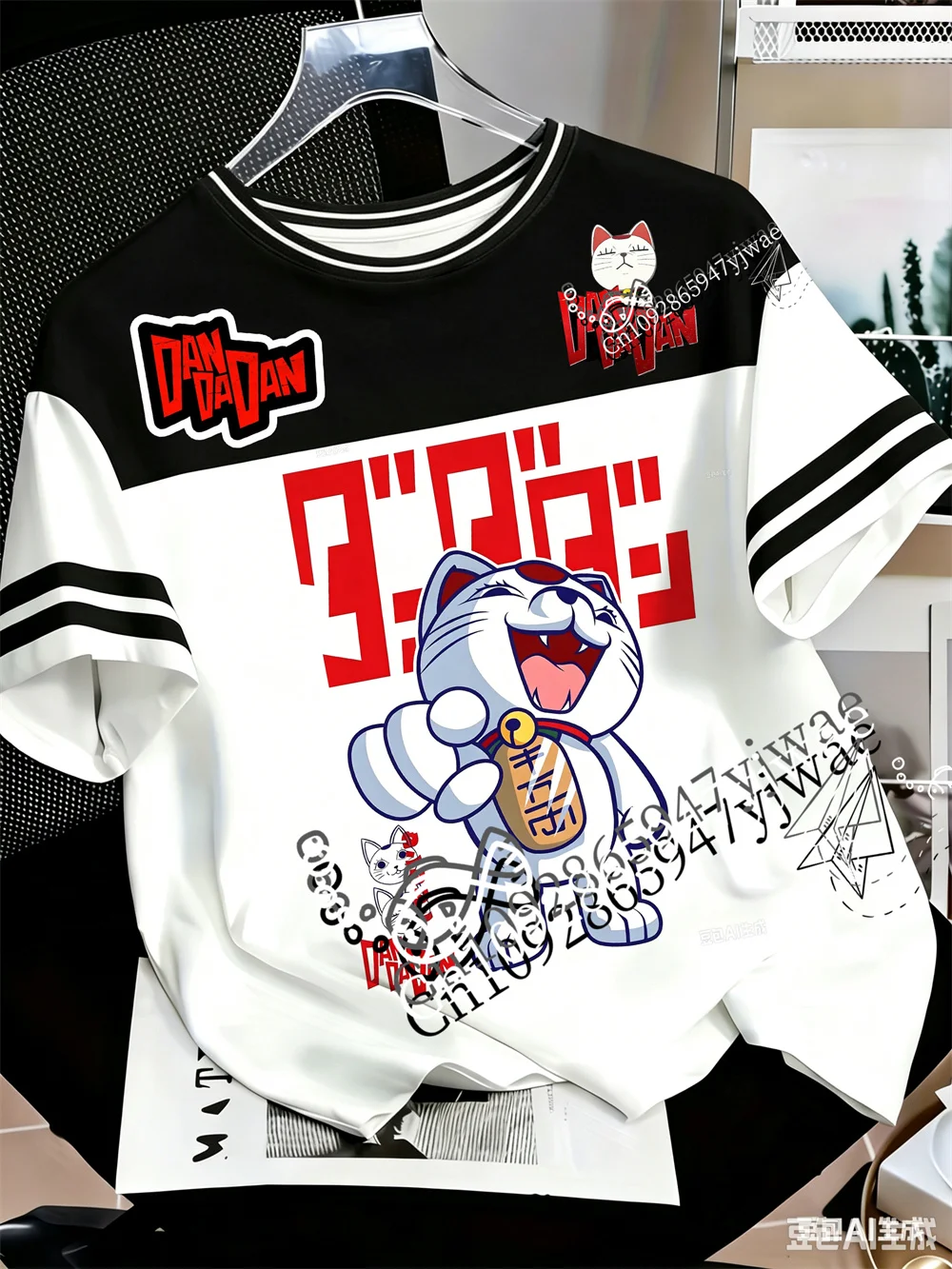 Dandadan Turbo Granny Takakura Ken Ayase Momo 3D-gedrucktes Kurzarm-Anime-Fan-T-Shirt Y2k Streetwear Sommer Erwachsenen- und Kinder-T-Shirt – Detail 9