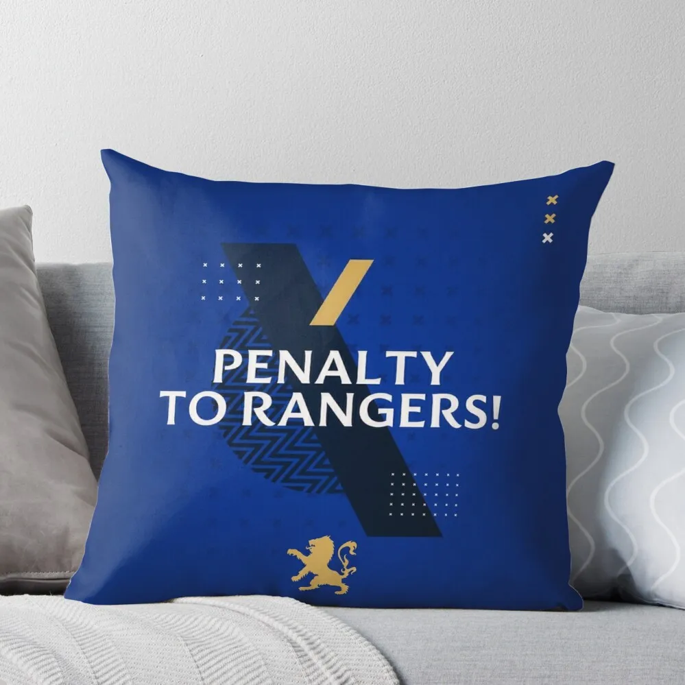 

Penalty to Rangers Throw Pillow Decorative Cushions Cushions Sofas Covers Luxury Pillow Cover