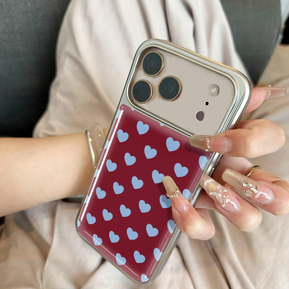 Luxuriöse Herzförmige Gummihülle für iPhone 15 17 13 Pro Max Phone 11 12 ProMax 14 15 16 Plus Hüllen Stoßfest Minimalistisch Funda – Detail 13