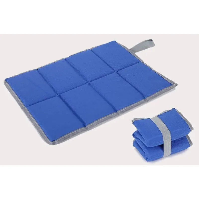 Outdoor Oxford Cloth Thickened Portable Moisture-proof Pad Single Person Park Picnic Folding Seat Cushion Picnic  Accessories