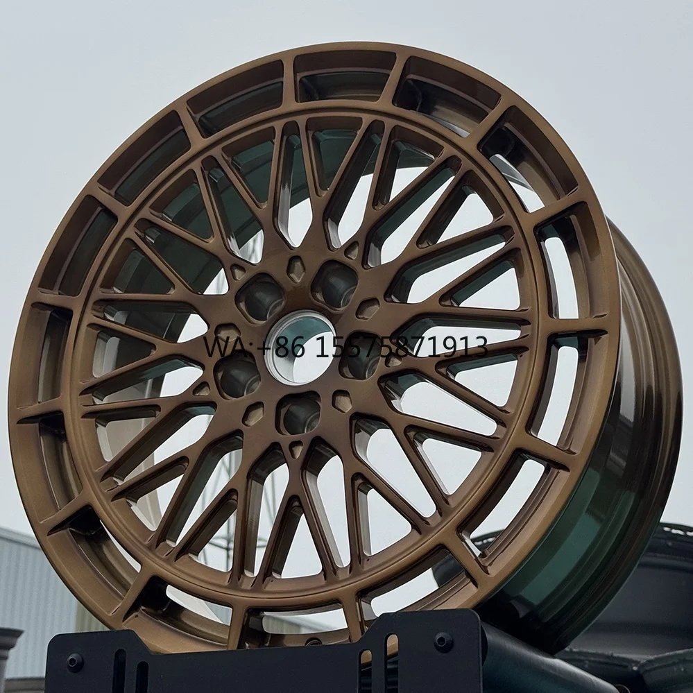 

High Quality 19 20 21 22 23 24 26 Inch 6061-T6 Alloy Car Wheels Custom Bronze 5x112 Forged Racing Car Wheels for Toyota Supra