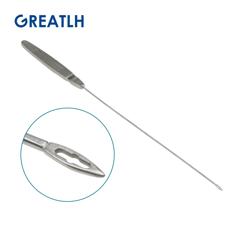 1pcs Puncture Needles Puncture Traction Suspension Needle Medical Tools Surgical Instrument Stainless Steel