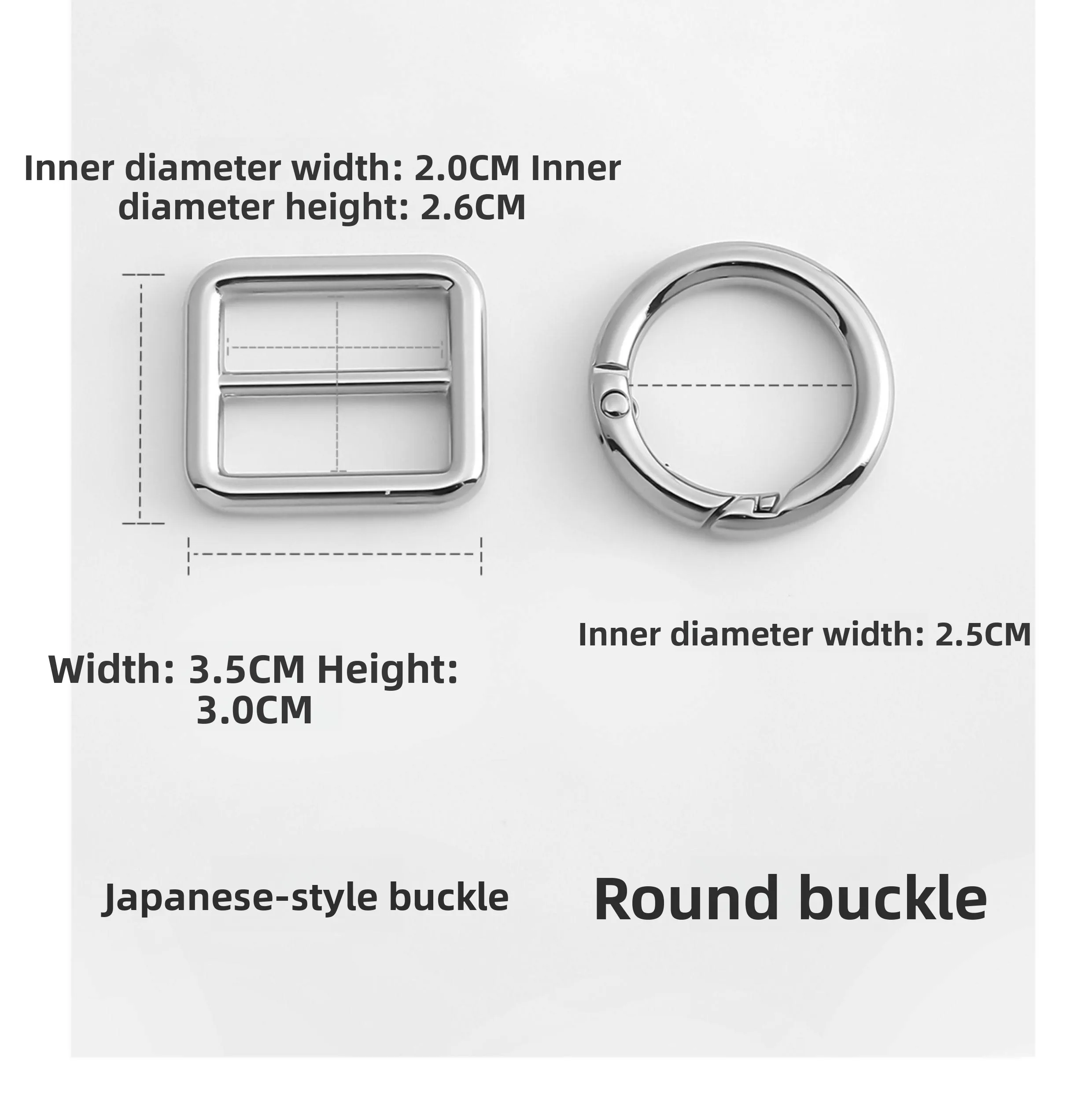Adjustable Buckle For Evelyne Mini16 23 29 Shoulder Strap Shortener Buckle Easy To Install Bag Modification Bag Accessories