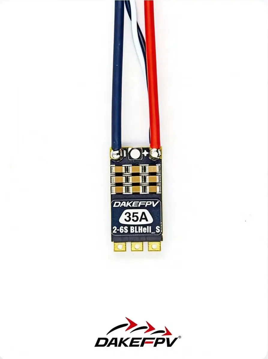 DAKEFPV ST32 35A 45A ESC Mini Elektronischer Geschwindigkeitsregler 2-6S Signalkabel PWM/DSHOT/Sinus für FPV-Renndrohnen RC-Crawler-Autos
