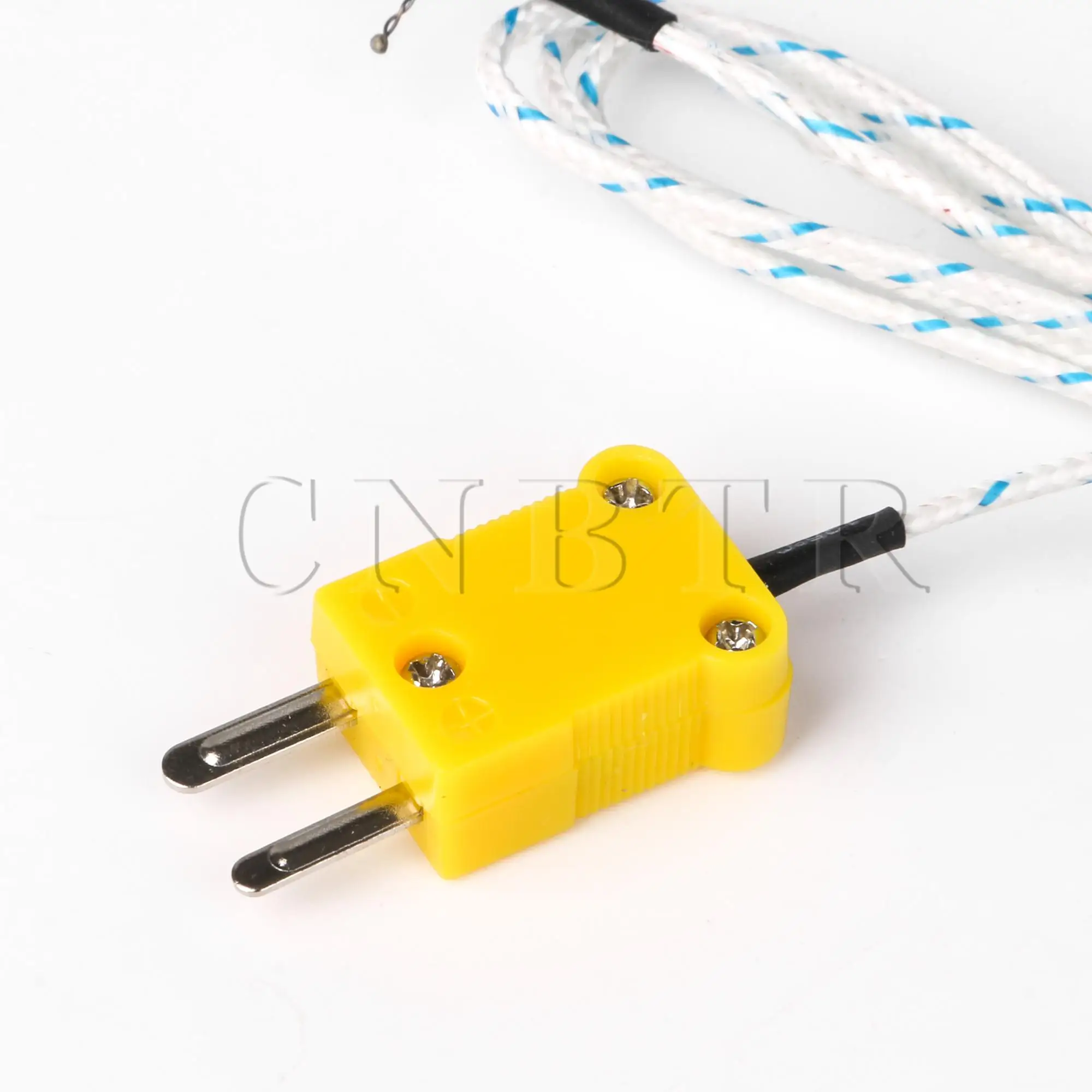 Cnbtr 10 pces k tipo mini linha de detecção de temperatura do conector 39.37 / 78.74 polegadas de comprimento