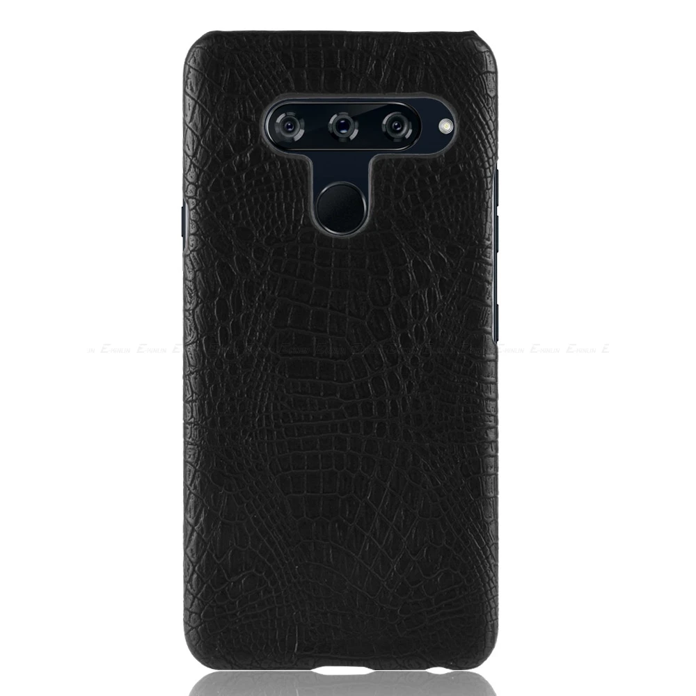 Snake Crocodile Hard Back Cover Protective Leather Phone Case For LG V50 V40 V30S V30 Plus ThinQ G8S G7 Q8 Q7 Alpha Stylo 5 5x