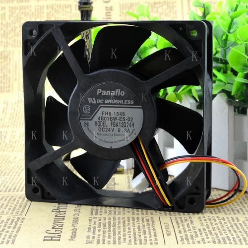 C  FOR  Panaflo FBA12G24H 12CM 12038 24V 0.3A 3-pin inverter cooling fan