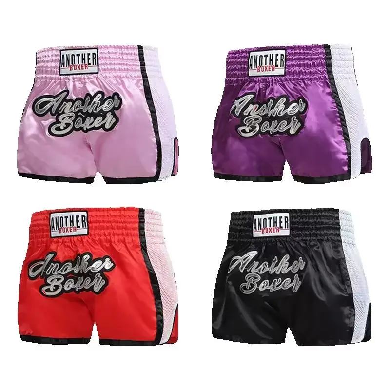 Muay-Thai-Shorts Stilvolle Boxshorts für Männer, Frauen, Kinder Gym-Kampfshorts Kickbox-Shorts Kampfsport-Kampfshorts MMA-Workout-Shorts