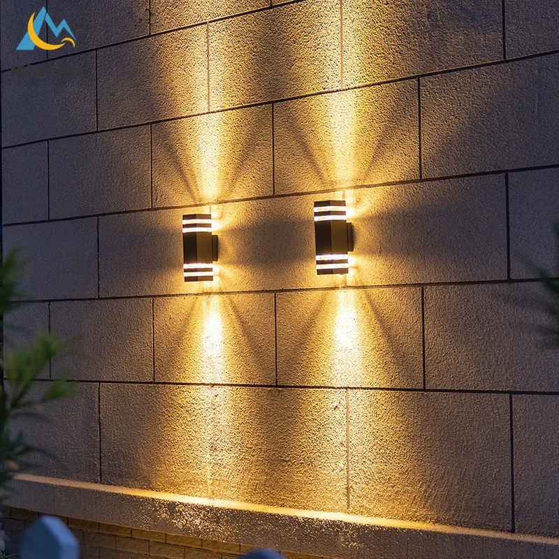 

Modern Waterproof Antirust LED Wall Lamp Bedroom Living Room Study Restaurant KTV Bedside Wall Lights Room Decoration Wall Lamps