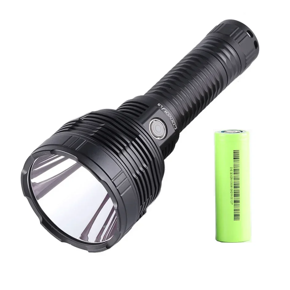 Convoy L8 Powerful Tactical Flashlights SBT90.2 6400LM Type-C Charging Port Torch Lighting by 26800 Battery for Hunting