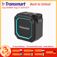 Tronsmart Groove 2 Bluetooth Portable Speaker with True Wireless Stereo, Dual EQ Modes, IPX7 Waterproof, for Shower, Camping