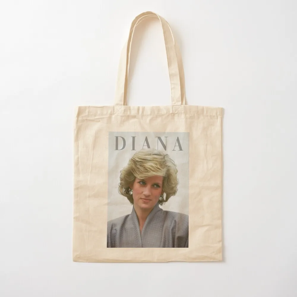 Princess Diana Lady Di Tote Bag reusable shopping bags shopper bag women canvas tote bags aesthetic large size bags